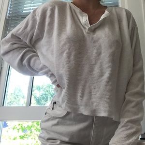 brandy melville waffle long sleeve